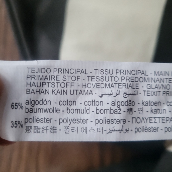 Zara Striped Black and Cream Sweatshirt, SZ 9 Or SMALL - Picture 6 of 6